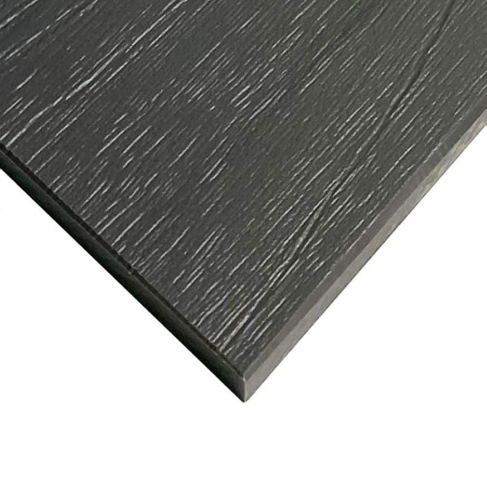 Dark Ash Plastic Woodgrain Finish (HDPE) Sheet 1/2" Thick 18" Long X 54" Wide (Authentic Wood Look, Superior Weatherability and Durability