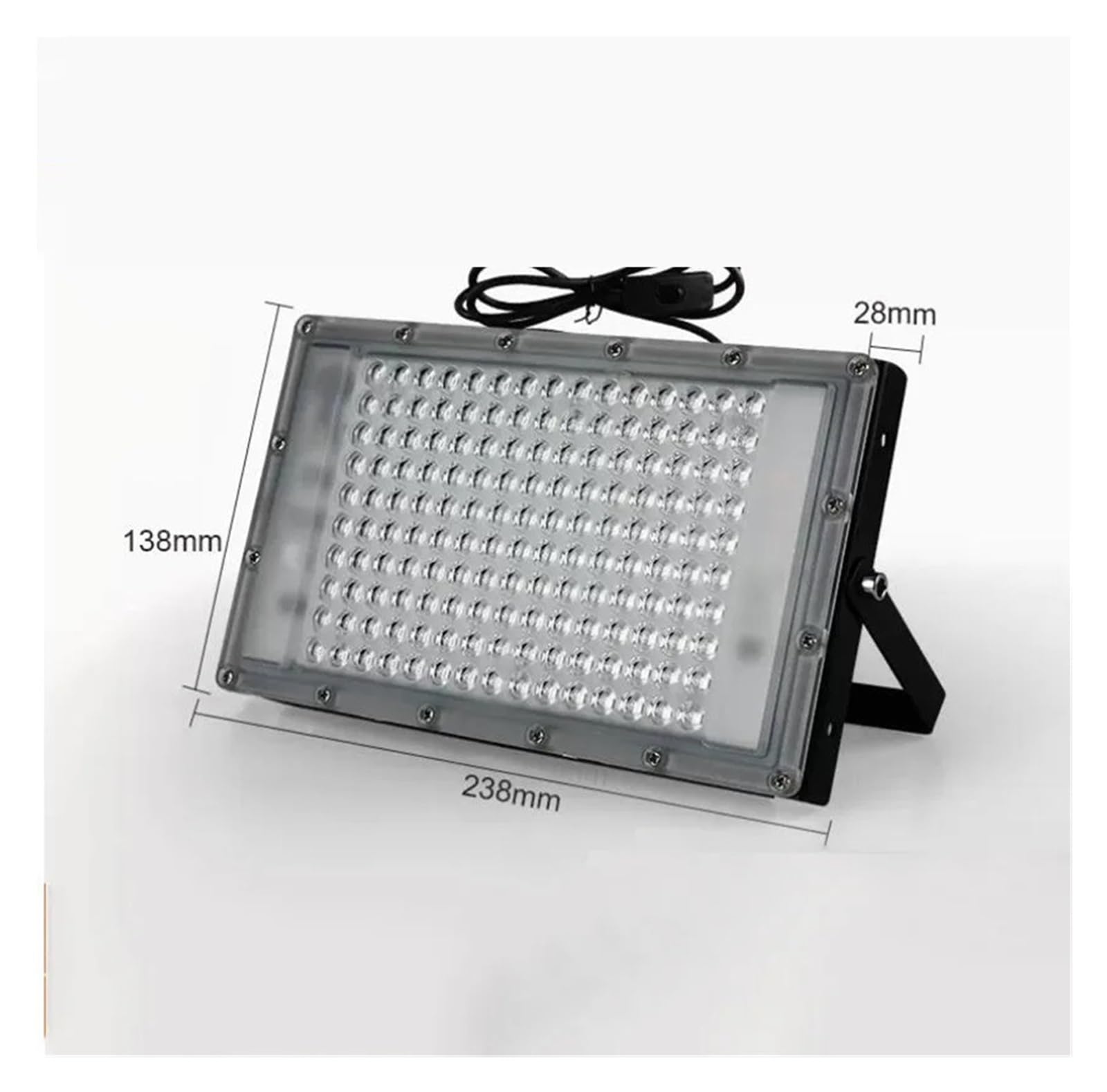 Lámpara de curado Ultravioleta con luz Negra LED de 50 W y 300 W, 365 NM, for impresión con Pegamento UV, Pintura en Aerosol, Resina, Tinta, curado DIY Recinto de curado DIY(300W)