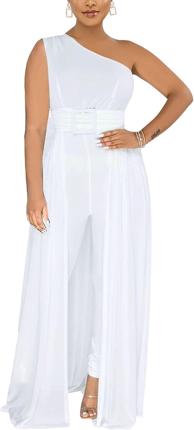 chicyes Women's Jumpsuits Dressy Date Night Rompers Long Sleeve Bodycon Pants Birthday Party Outfits Clothes
