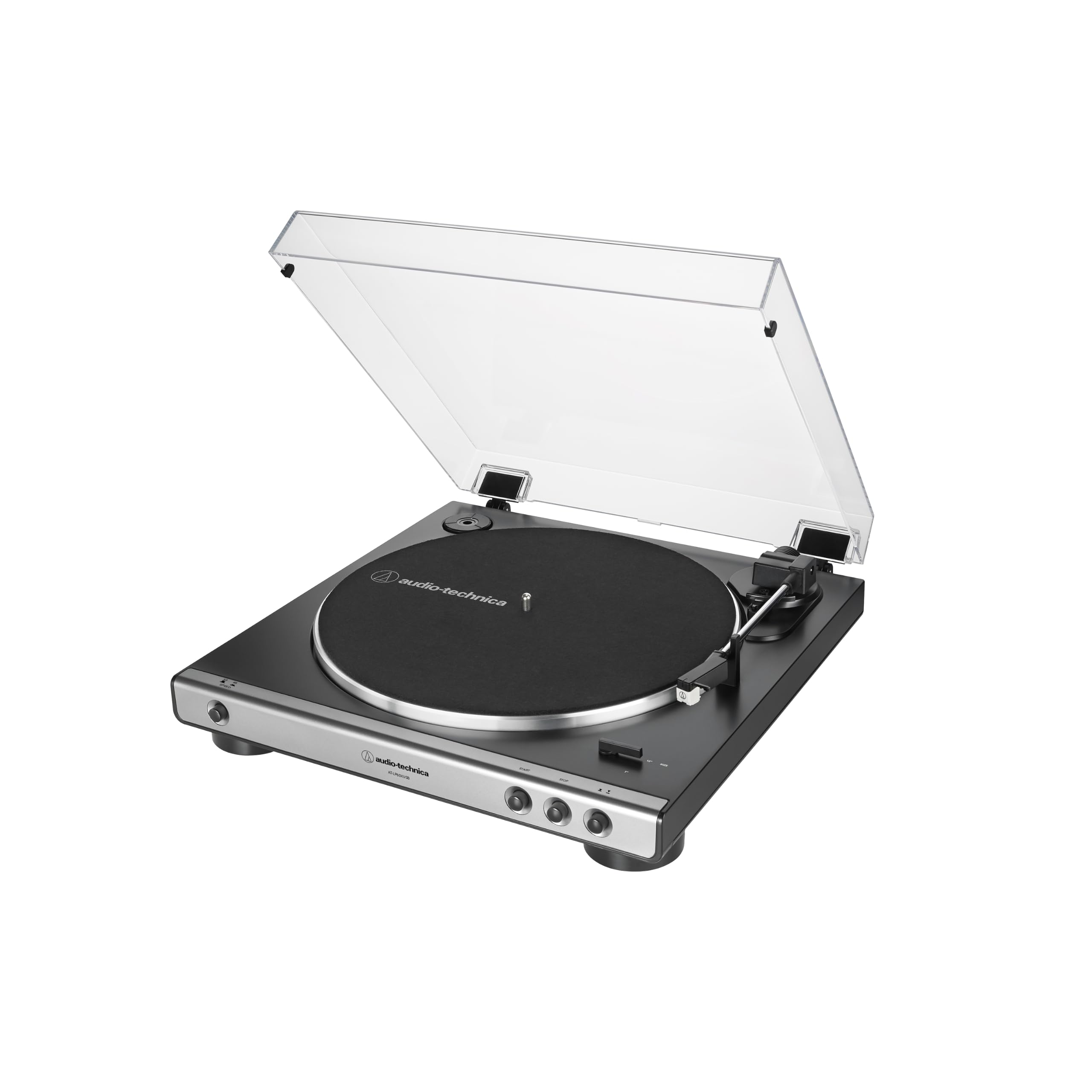Audio-Technica LP60XUSBGM Vollautomatischer Stereo-plattenspieler mit Riemenantrieb (analog & usb) Gunmetal