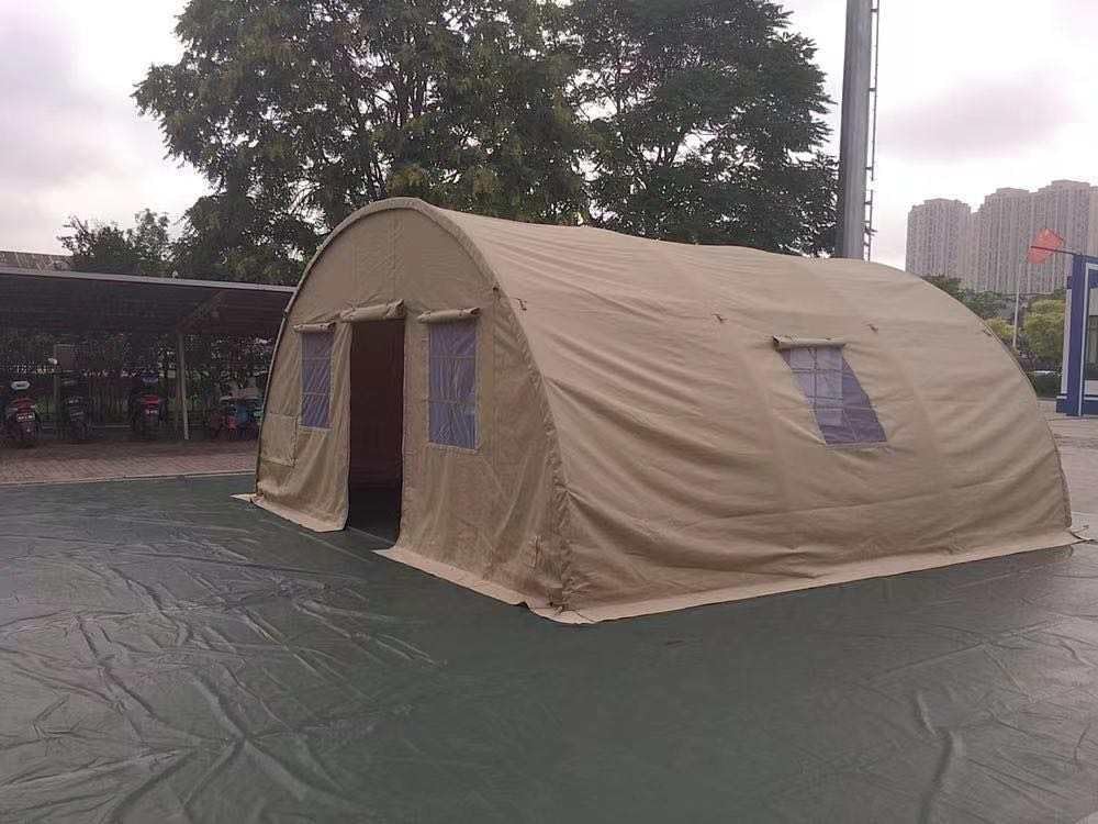 Four Season Outdoor Canvas Army Military Tunnel Camping Tent (20x15ft.) : Sports & Outdoors