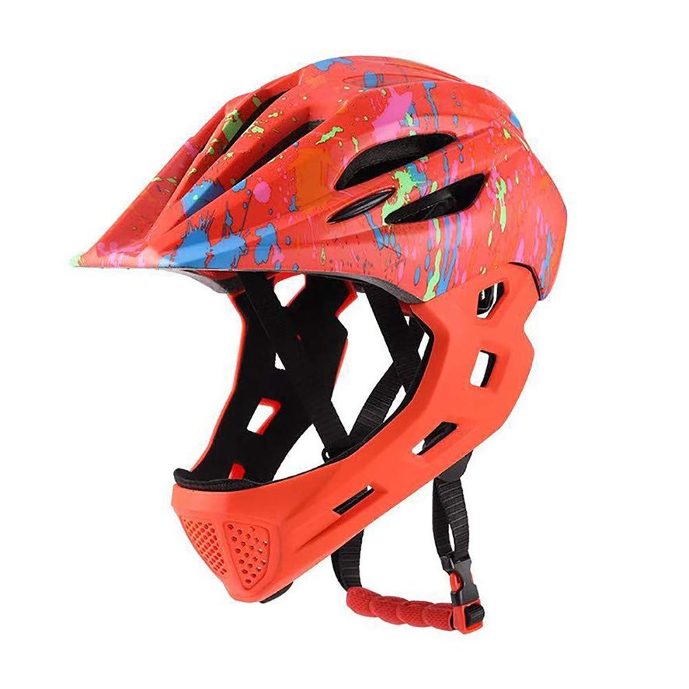 Kinder Fahrradhelm Abnehmbar Integralhelm Verstellbar Kinderhelm Multi-Sport Schutzhelm für 3-15 Jahre Junge Mädchen Skateboard Roller Inlineskaten Scooter BMX