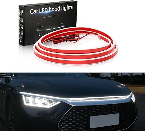1797 Tira de luz LED para maletero delantero para Tesla Model 3, accesorios modelo Y 2021-2023, barra de iluminación ambiental de automóvil,