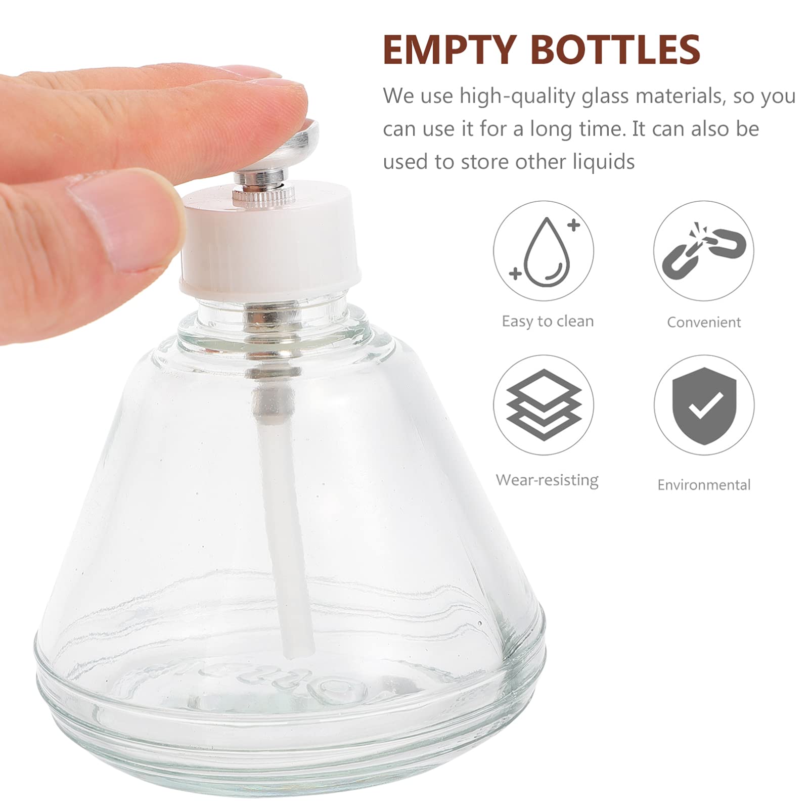 Tarsons T560070-G 500ml Color Coded LDPE Narrow Mouth Wash Bottle - Green Cap (Pack of 4)