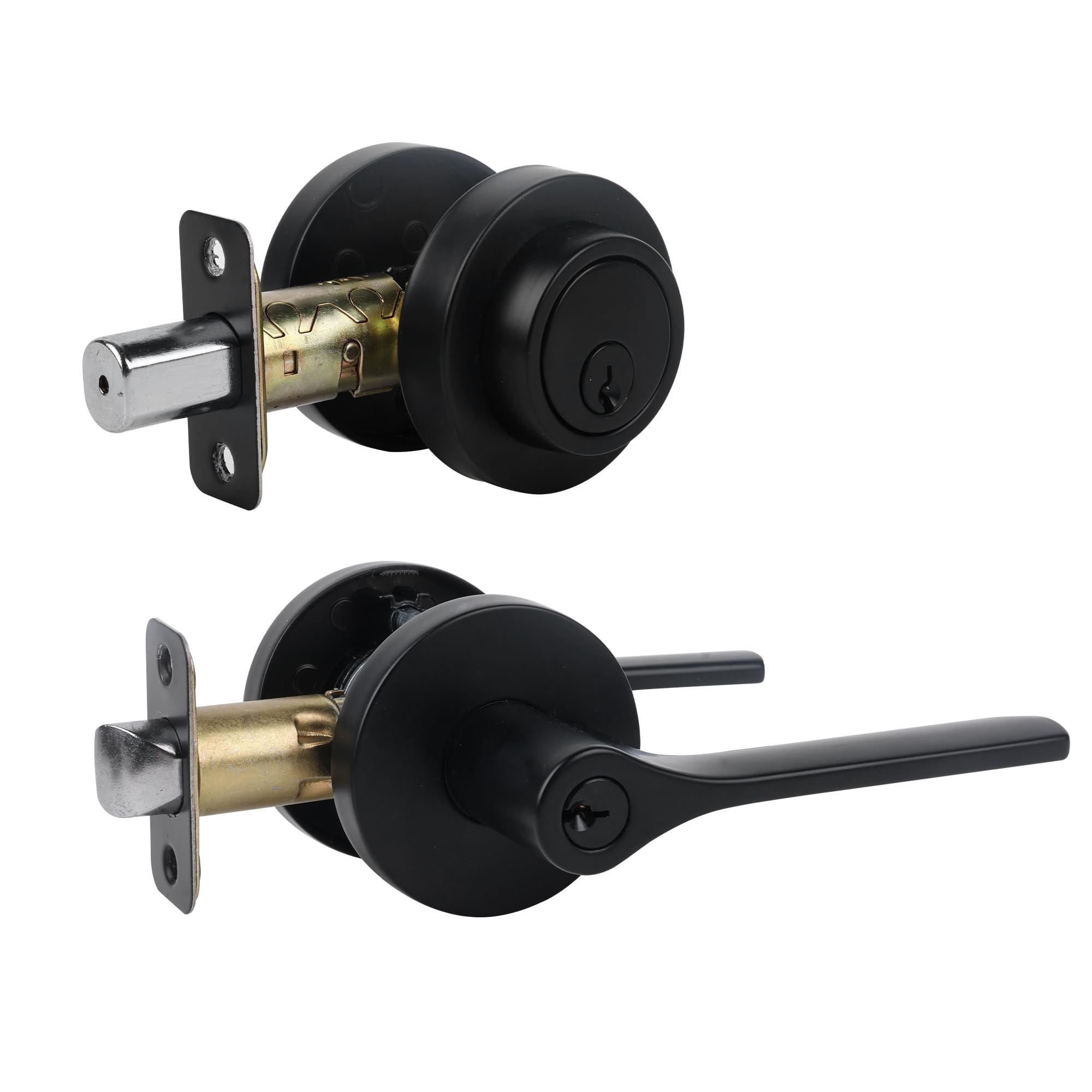 JESSTTI Entry Door Locksets with Deadbolt