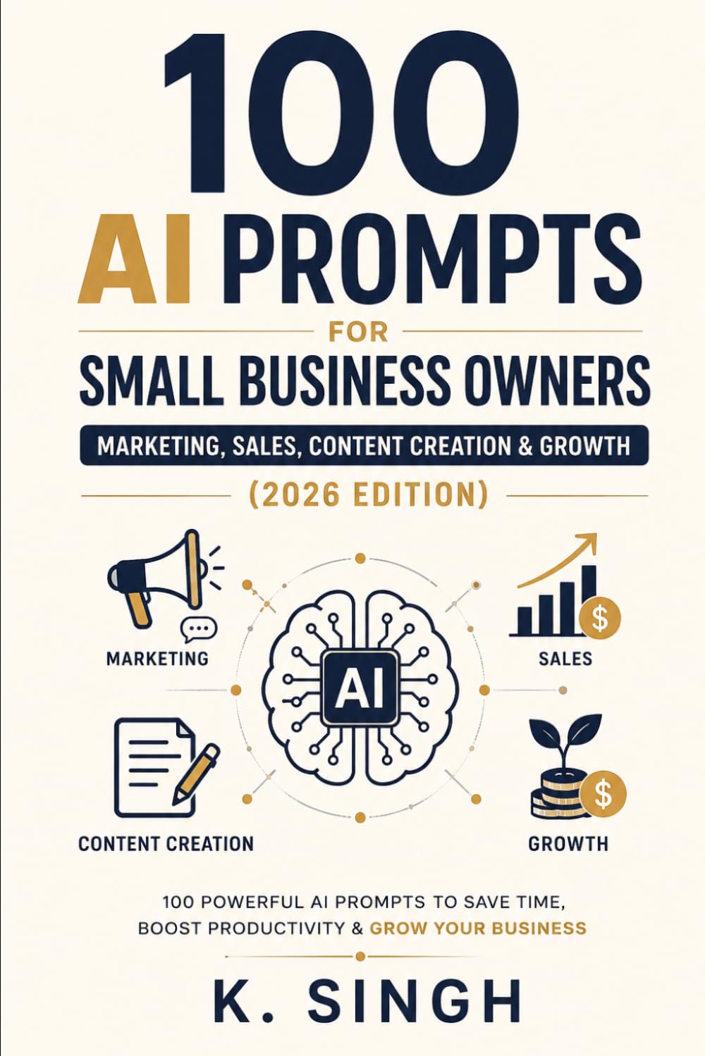 100 AI Prompts for Small Business Owners: Marketing, Sales, Content Creation & Growth (2026 Edition)