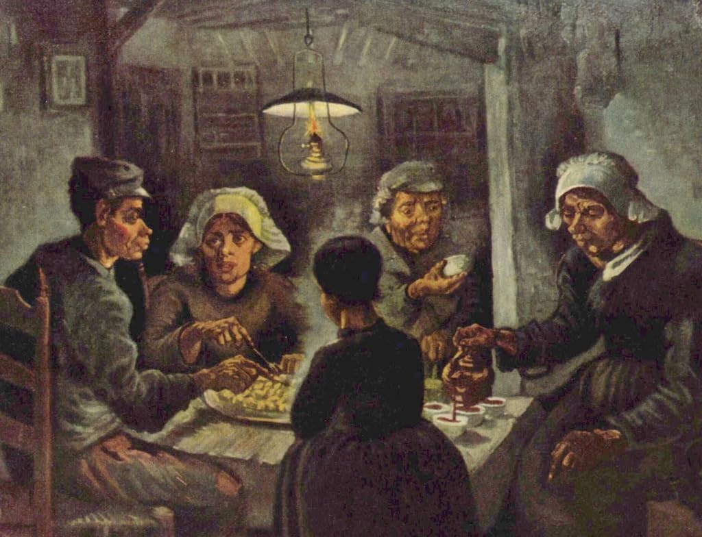 Puzzle 1000 Pezzi - I Mangiatori Di Patate Di Van Gogh, Arte Post-impressionista, Made In Italy, Sherwood Store