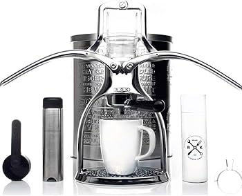 Amazon | 手動 エスプレッソメーカー ROK社 Chrome【並行輸入】 | ROK