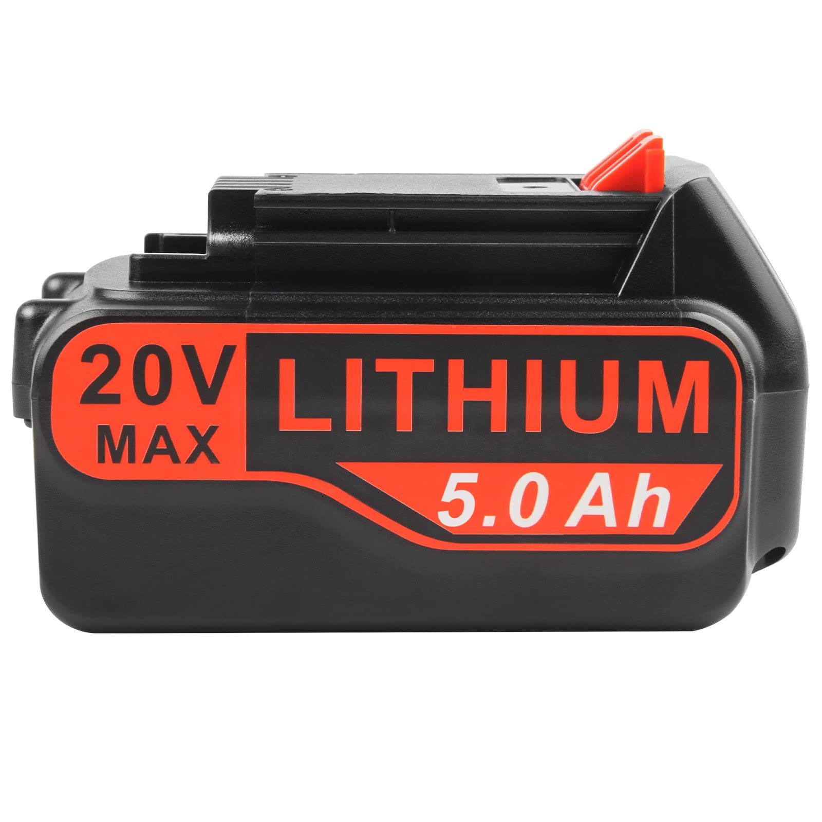 Batteria BL2018-XJ da 18 V 5 Ah per utensili Black and Decker, 20 V MAX, sostituisce la batteria agli ioni di litio per Black + Decker LBXR20 LBXR20B LBXR20-OPE LBXR2020 LBXR4020
