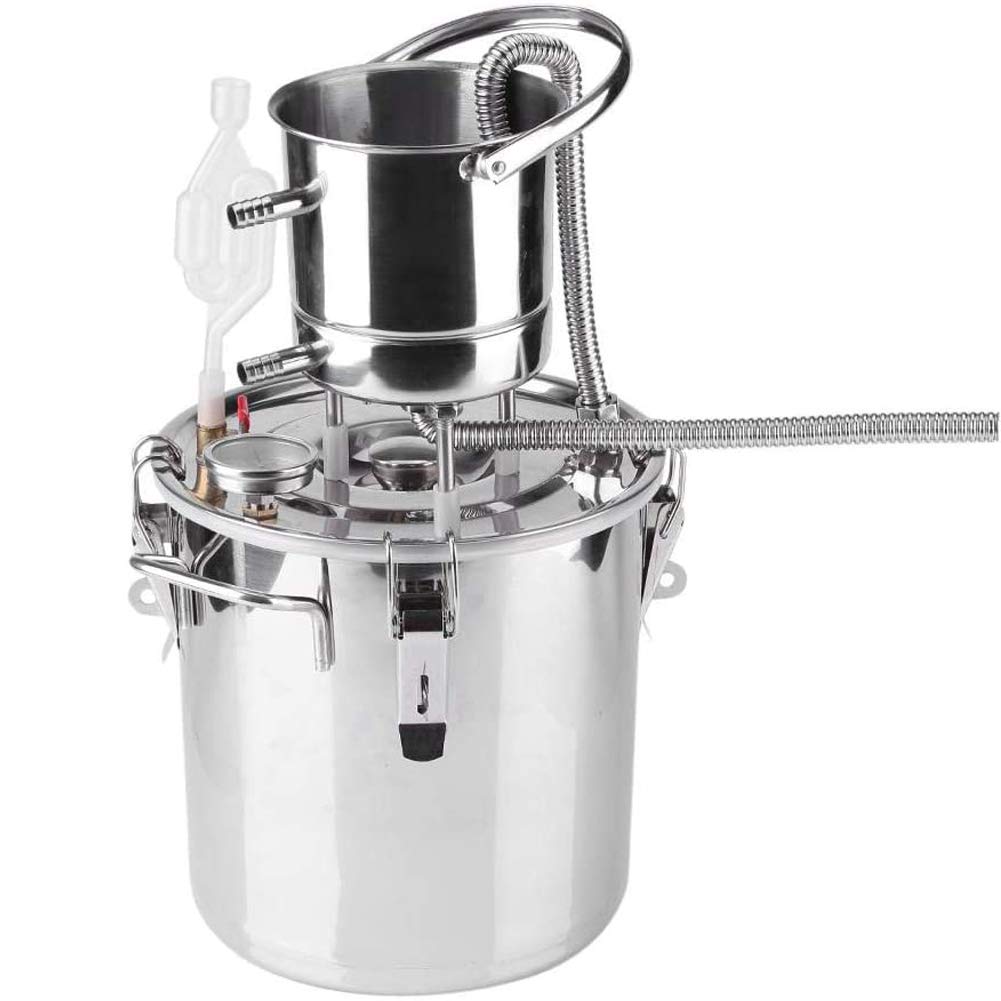 Kit para Hacer Vino, Caldera de Acero Inoxidable, Equipo de Destilación de Agua (10L)