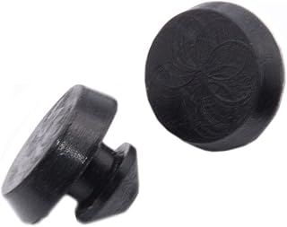 Rubber Push in Bumpers - Mini Rubber Ridged Feet Bumpers Fits 1/8