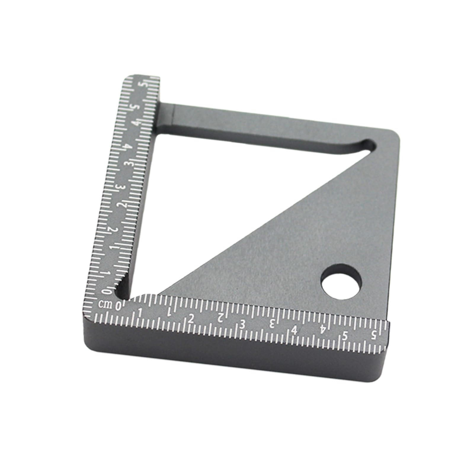 Nvoqilin Scriber With Scale Multipurpose Aluminum Marking Gauge Ideal For Woodworking Carpenter And Enthusiasts Needing Measurements Ergonomic Measuring Instrument
