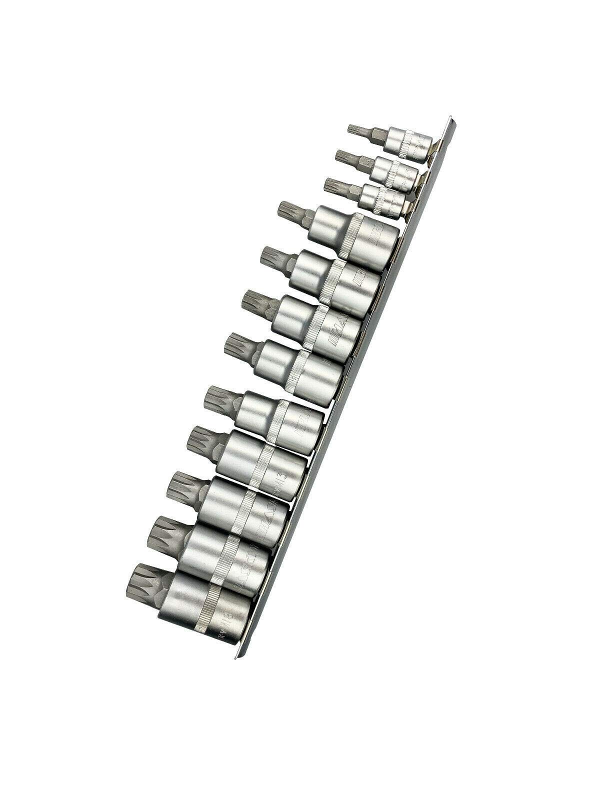 Steckschlüsselsatz Innenvielzahn XZN – 8-teilig Mit M4 Bis M16, Aus Chrom-Vanadium-Stahl, Von RepTools