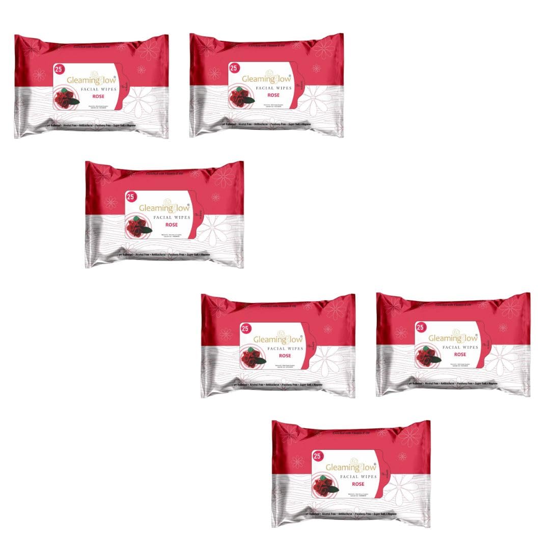 Silky Smooth Facial Wipes for Unisex - 25 Pulls (each), Pack of 6-image-12