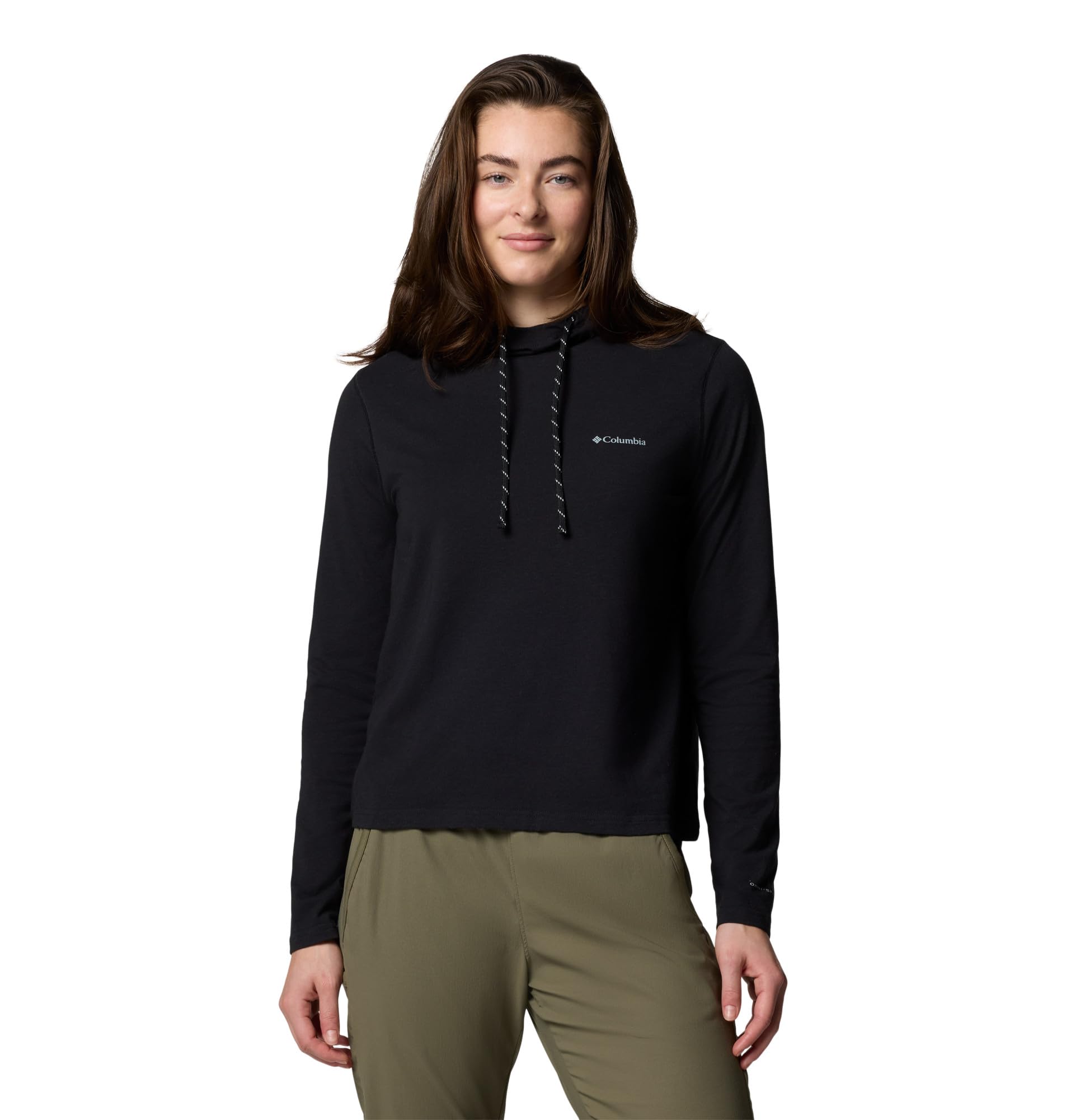 Columbia Women's Sun Trek Hoodie Ii, Black, XL