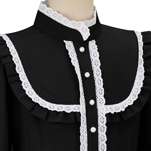 Miniatura 8 de Todollcos Disfraz de Harriet Tubman para niñas, vestido colonial pionero, falda retro rústica, para cosplay, fiesta