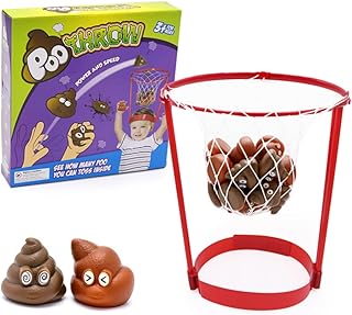 SAFIGLE 1pc Kids Sports Headbands Kids Basketball Hoop Kids Toy Toss Poo Toy Poo Throwing Toy Plastic Poo