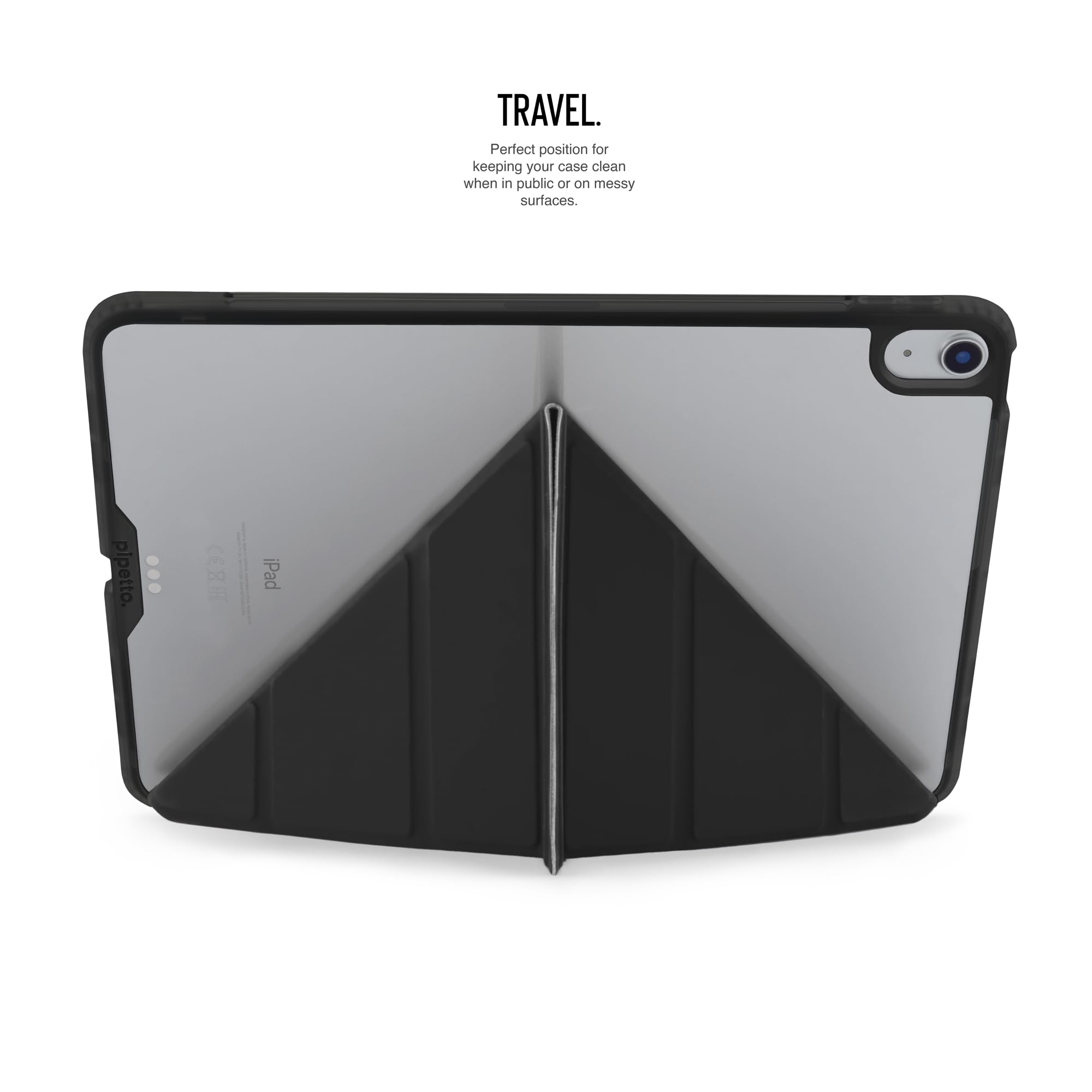 "Pipetto Origami No1 OriginalCase iPad Air 11"" M2/(Gen 4-6) Black"