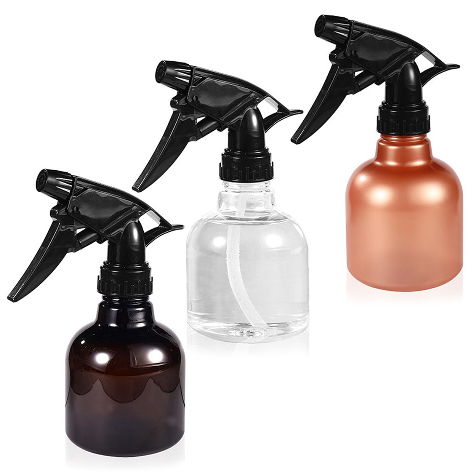 Eteamcan Multicolor Spray Bottles For Hair 250Ml Empty Water Mist Spray Bottle For Hair Cleaning Hairdresser Plants Trigger Mister Sprayer Bottle Small 3 Pcs