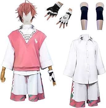 赤城ウェン コスプレ 学ラン スクバ バーチャルYouTuber 赤城ウェン 刺繍ワッペン付き コスプレ衣装