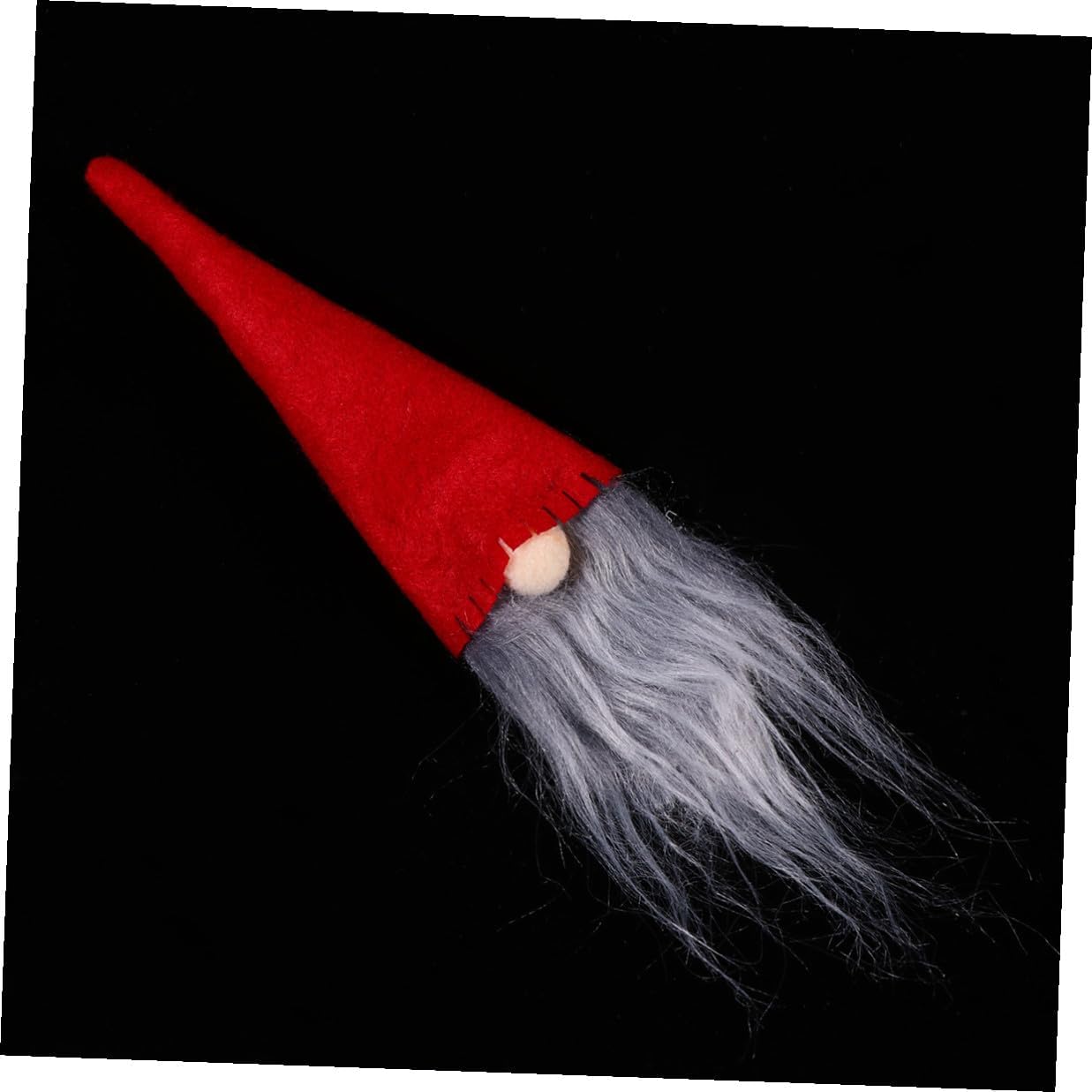 6pcs Red Christmas Hat Wine Bottle Cover Set for Bar Hotel Decor