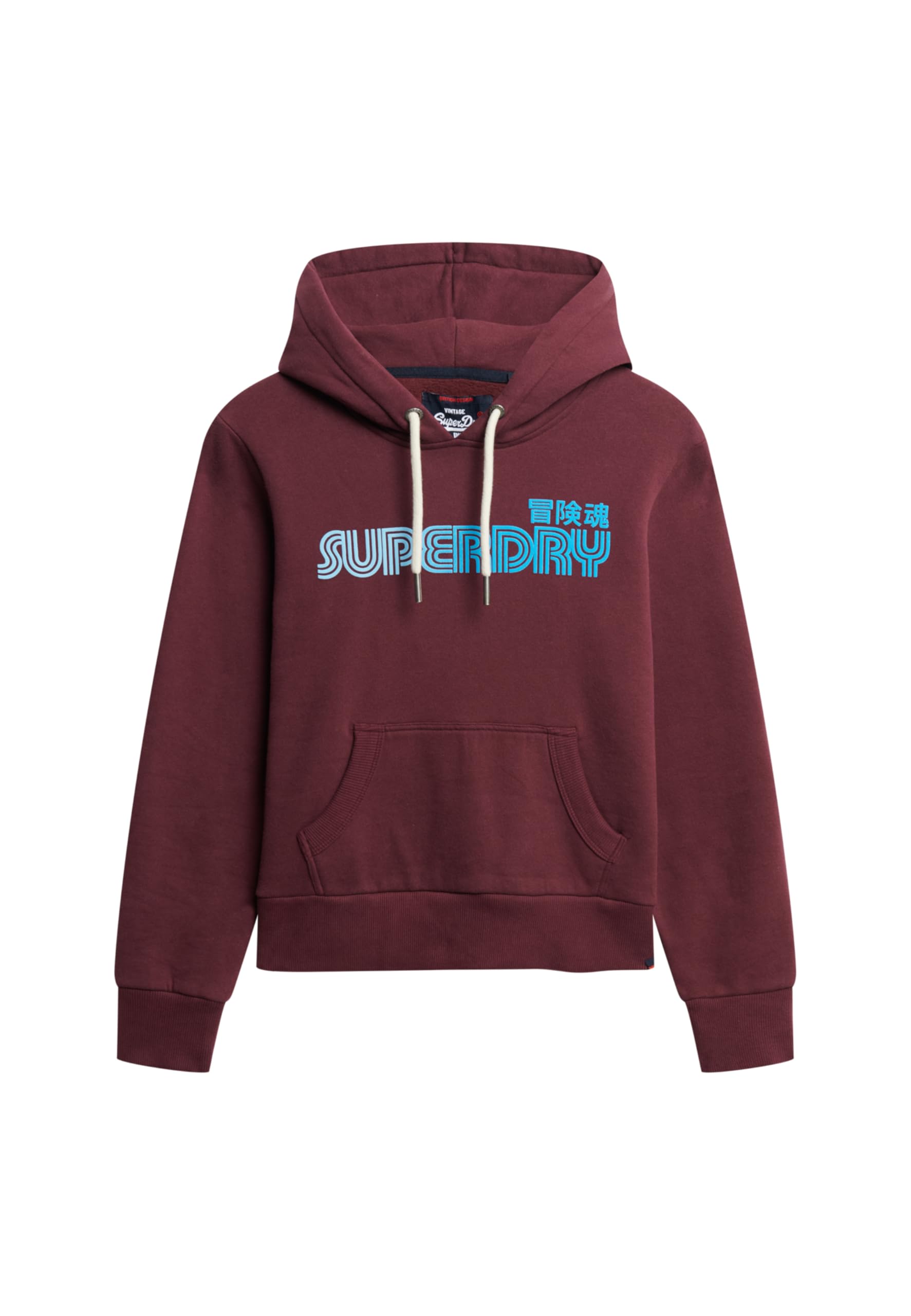 Superdry Women's Violet Hooded Sweatshirt Faded Core
