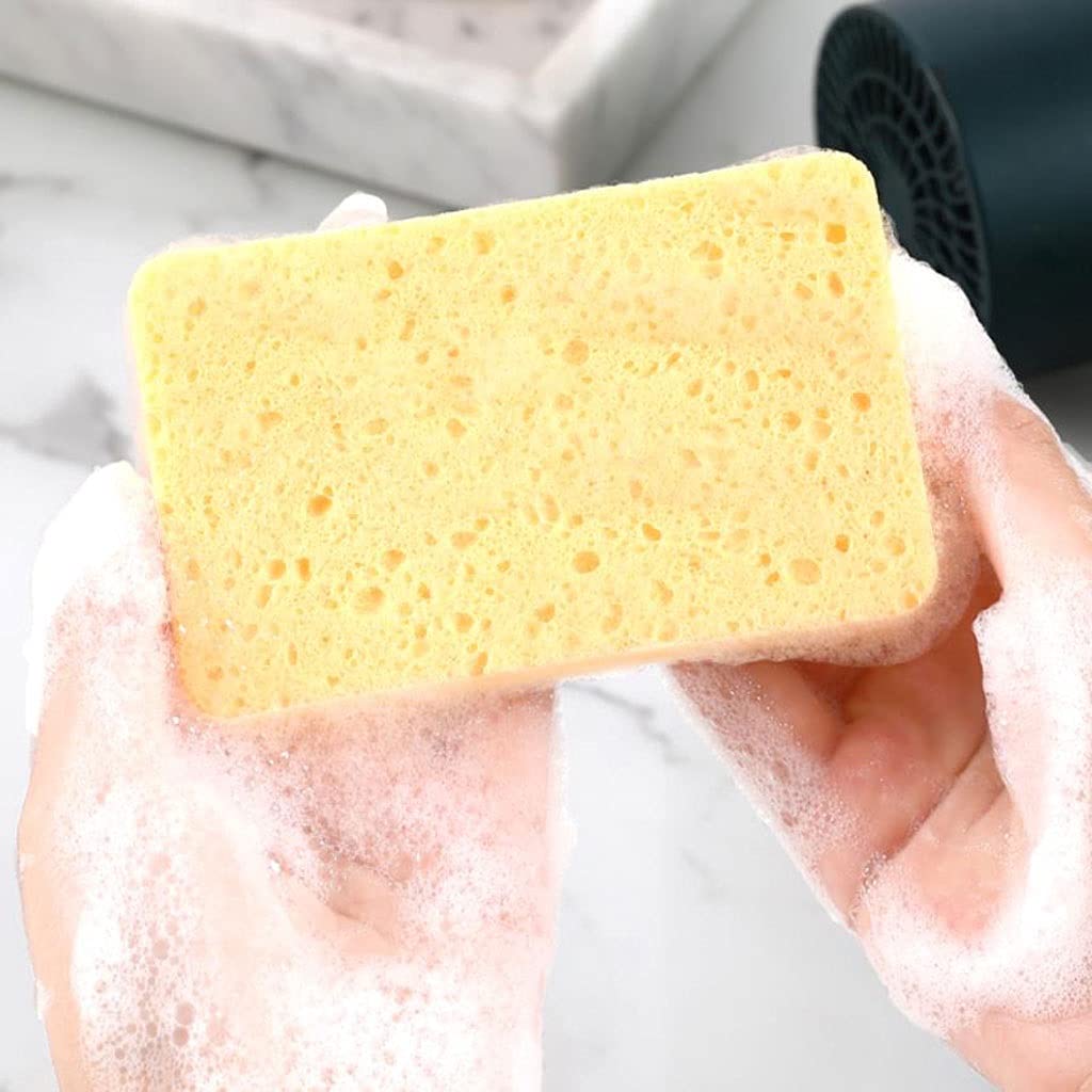 Toallitas exfoliantes Exfoliante Ducha Esponja Bañera suave Esponja Exfoliante Esponja Fibra Esponja Esponja Cuerpo Limpieza Esponja para hombres Mujeres Niños Toalla Exfoliante Corporal