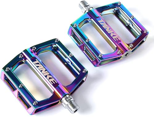 Pedales de bicicleta, pedales de aluminio antiSilp, pedal plano para bicicleta con rodamiento sellado para MTB Mountain Road bicicleta plegable