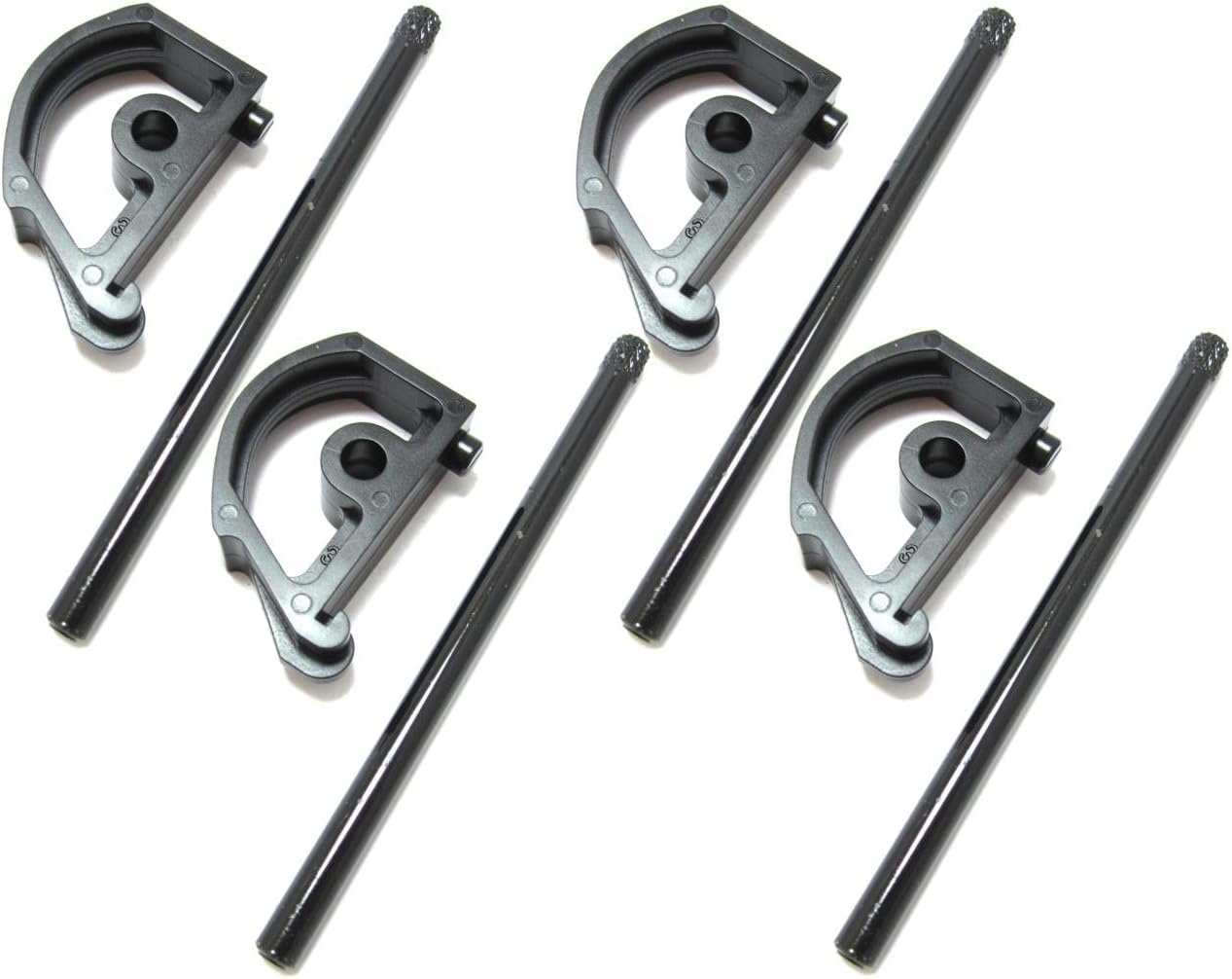 BDTOOLS for Black & Decker Workmate 2Sets Leg Latch Catch D Clip + Pin x 4 WM747 WM750 WM800 WM825