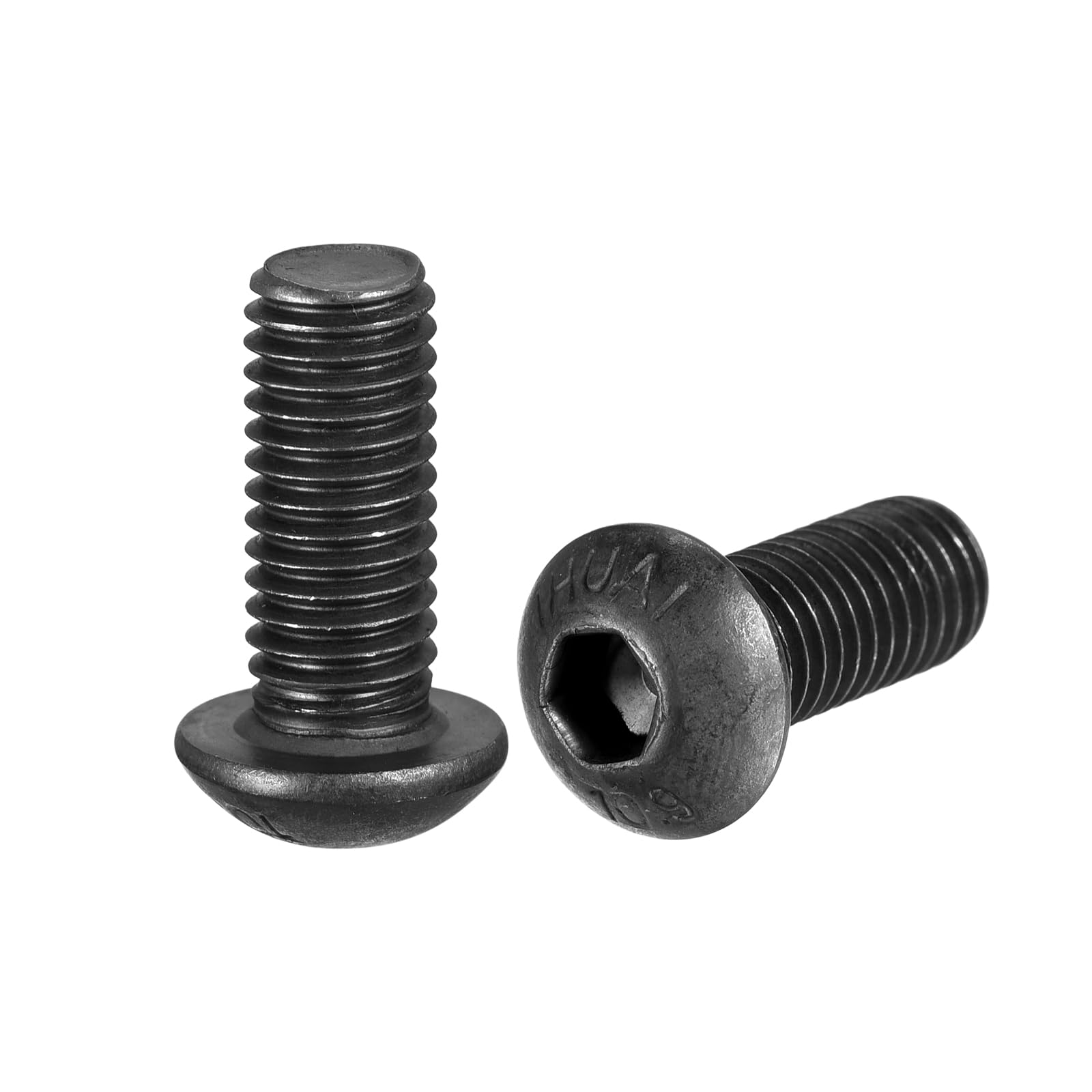 uxcell M8x20mm Hex Socket Button Head Cap Bolts Screws Alloy Steel 10pcs