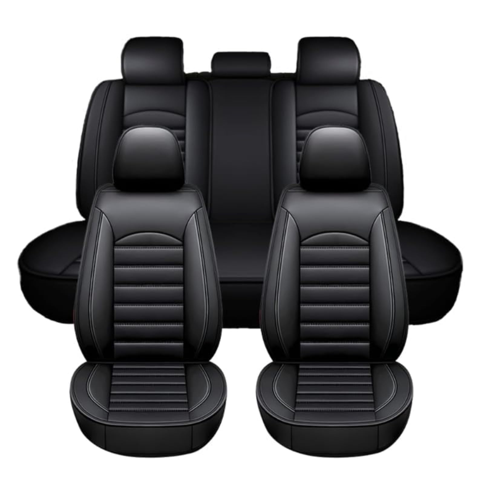 Auto Sitzbezüge für Peugeot 3008 GT Hybrid 2020-2025 Universal Set Wasserdicht Atmungsaktiv rutschfeste Schonbezüge Airbag Kompatibilität