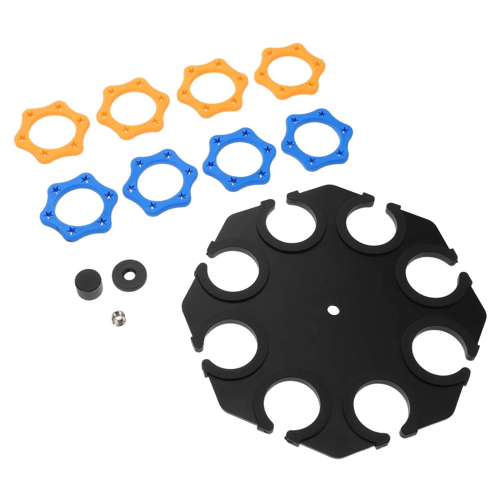 IMIKEYA Supporto per Microfono Vassoio Portaoggetti Design Anti-vibrazioni per Ridurre Rumori Compatibile Microfoni Portatili e Multi-microfono per Registrazione Live Studio