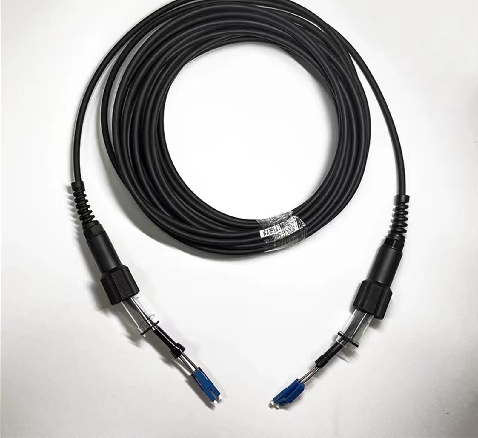 100m 2/4コア アウトドア パッチコード 7.0mm 2C 4C OM1 OM2 CPRI LC SC FC DVI 防水 F