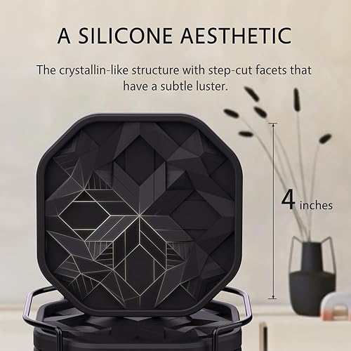 Miniatura 3 de UMIRRO Portavasos de silicona para bebidas con soporte a medida, centro de mesa de café, artículos esenciales modernos para el hogar o cocina,