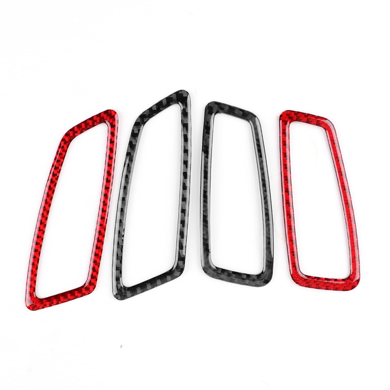 KUNGKIC Pour Renault Clio 5 MK5 2020 2021 2022 2023 2024 2025 Console centrale de voiture, tableau de bord, des deux côtés, cadre de sortie d'air, autocollant intérieur, accessoires décoratifs, cadeau