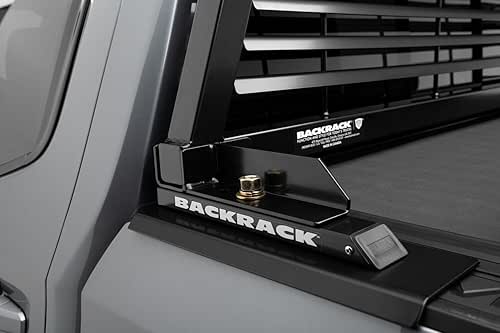 RealTruck BACKRACK Hardware Kit for use w/Low-Profile Tonneau, Black, No