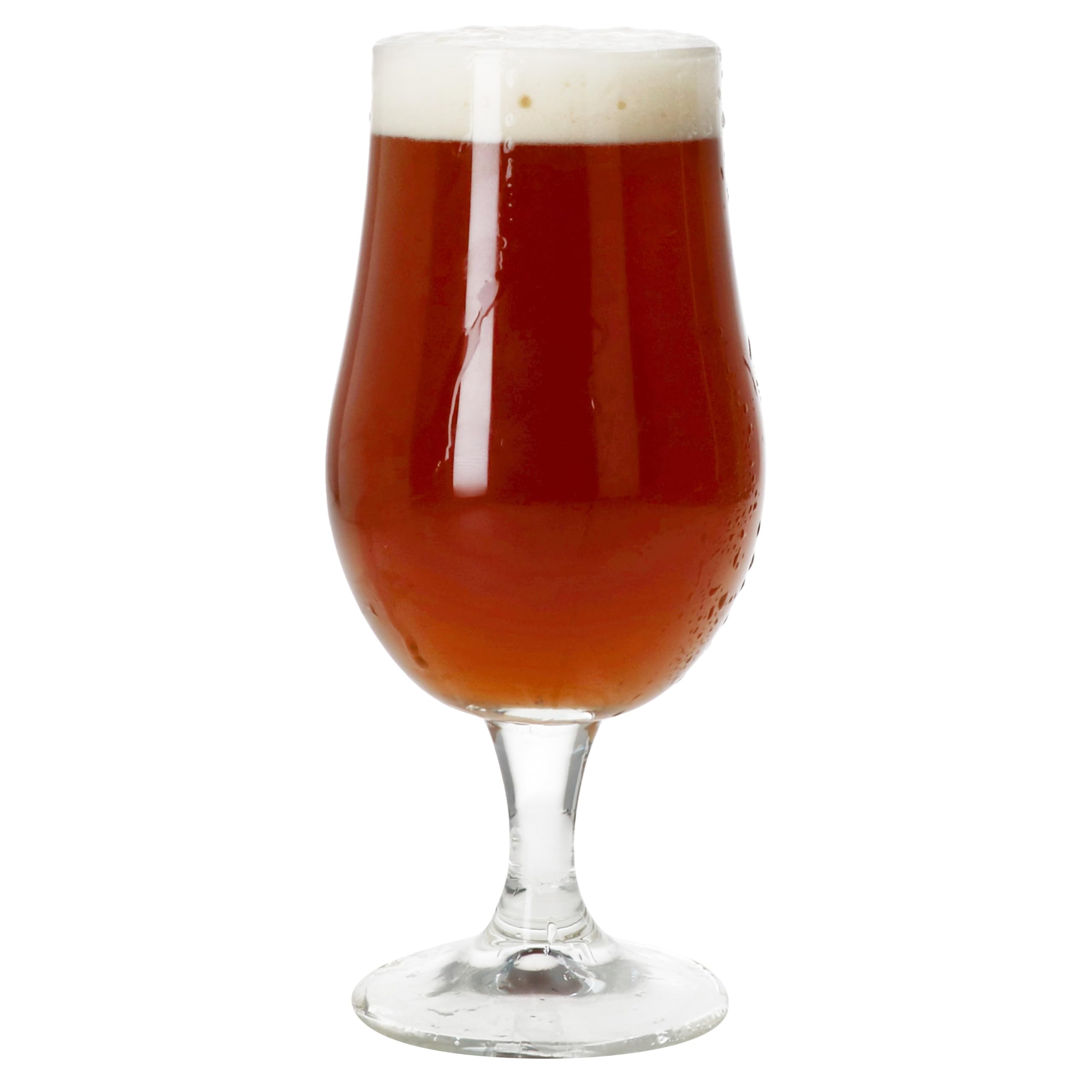 MamboCat Lot de 12 verres à bière Hook Pils I 350 ml, hauteur 18 cm I pour 12 personnes I Tulipe à bière en verre avec pied I Verre à bière transparent 0,35 l I Verres à bière pour fêtes