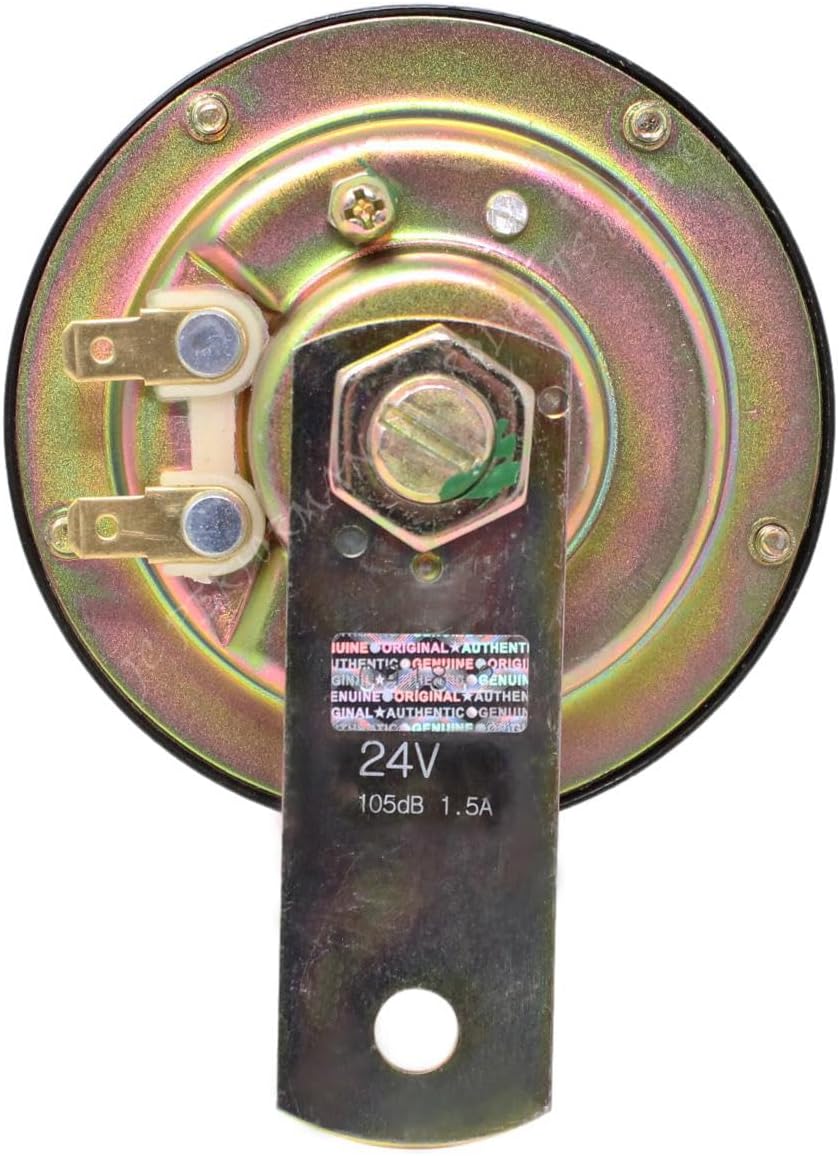 JC Performance Parts USA Universal 12v 6v or 24v Compact Vented Motorcycle, Car, Truck Horn Chrome or Black Vintage Style