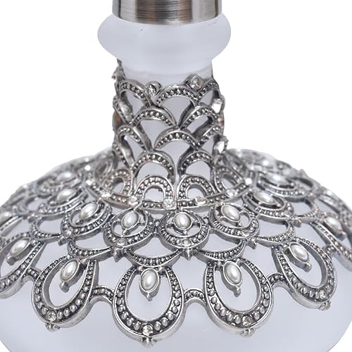 Miniatura 9 de Decozen Dispensador de jabón, vidrio esmerilado de 12.5 onzas con bomba de aleación de zinc a prueba de óxido, recargable para manos y loción