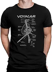 Camiseta Nave Voyager Espaço Astronomia Ciência Geek
