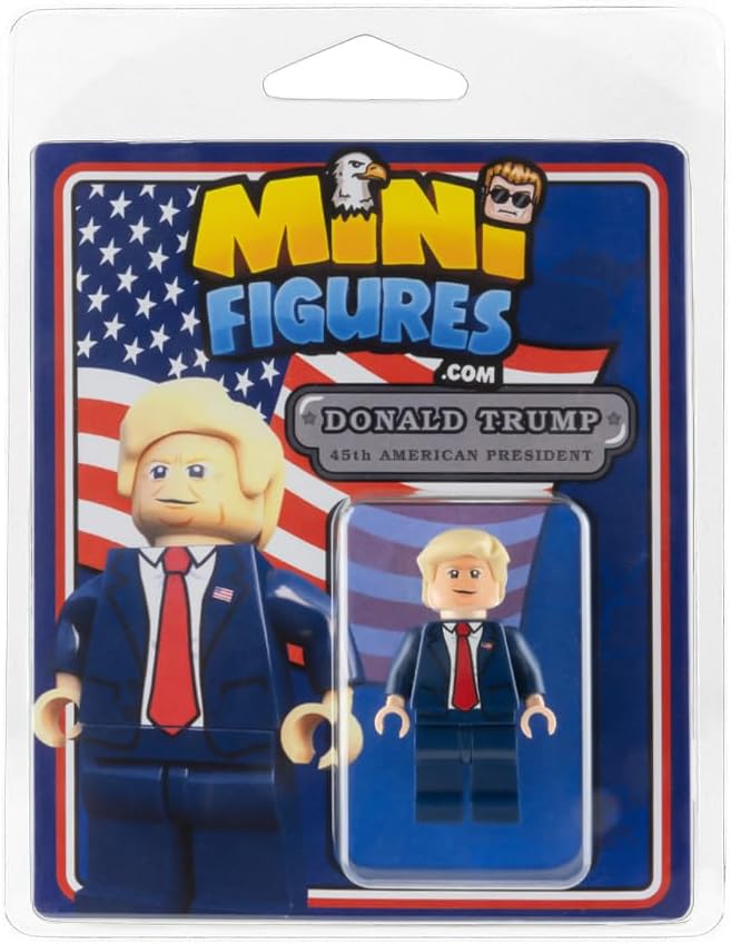 Custom Design Minifigure - Donald Trump 45th American President - Exclusive Adult Collectors Edition