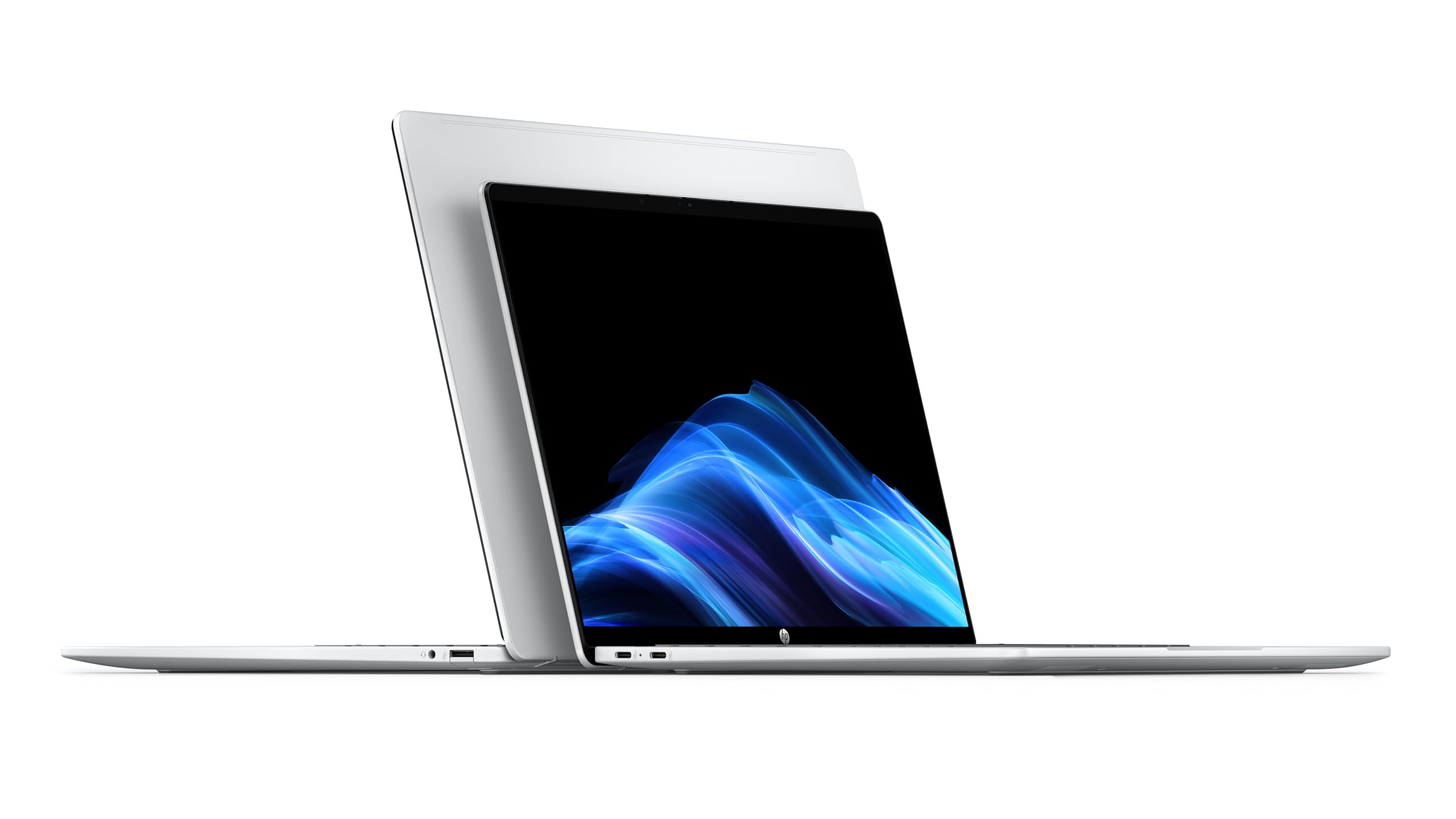 HP OmniBook 5 Next Gen AI laptop PC, 16", 2K OLED Touch, procesor Snapdragon X1-26-100 (45 NPU-Tops), 16 GB LPDDR5 x RAM, 512 GB PCIe SSD, Qualcomm Adreno GPU, Windows 11 Home, QWERTZ, srebrny | Snapdragon X X1-26-100, Adreno GPU, KI-PC, Windows 11 Home,