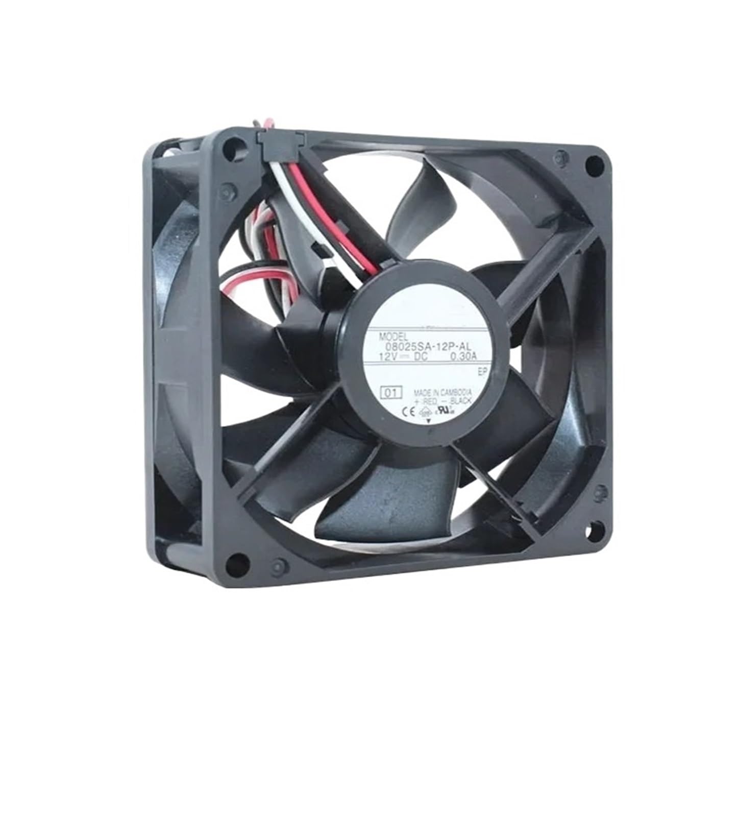 LEOTNNDQ 08025SA-12P-AL 8025 12V 8CM 80mm Cooling Fan