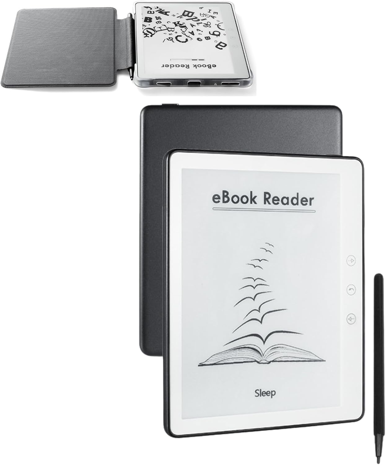 E Book Reader 5.76 Inch Touch Screen, E Ink Technology E Reader Devices, Ultra Thin & Lightweight Digital Notebook, 1GB 16GB Eye Friendly E Reader for Android 8.1 E Book Reader 5.76 Inch Touch Screen, E Ink Technology E Reader Devices, Ultra Thin & Lightweight Digital Notebook, 1GB 16GB Eye Friendly E Reader for Android 8.1