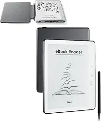Leitor de E-book Com Tela Sensível Ao Toque de 5,76 Polegadas, Dispositivos de Leitor Eletrônico Com Tecnologia E-Ink, Notebook Digital Ultrafino e Leve, Leitor Eletrônico de 1