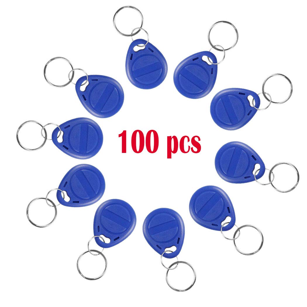 YAVIS RFID ID Card 125KHz T5577 EM4305 Tarjetas Copiadora Control de Acceso 100 pcs Llaveros