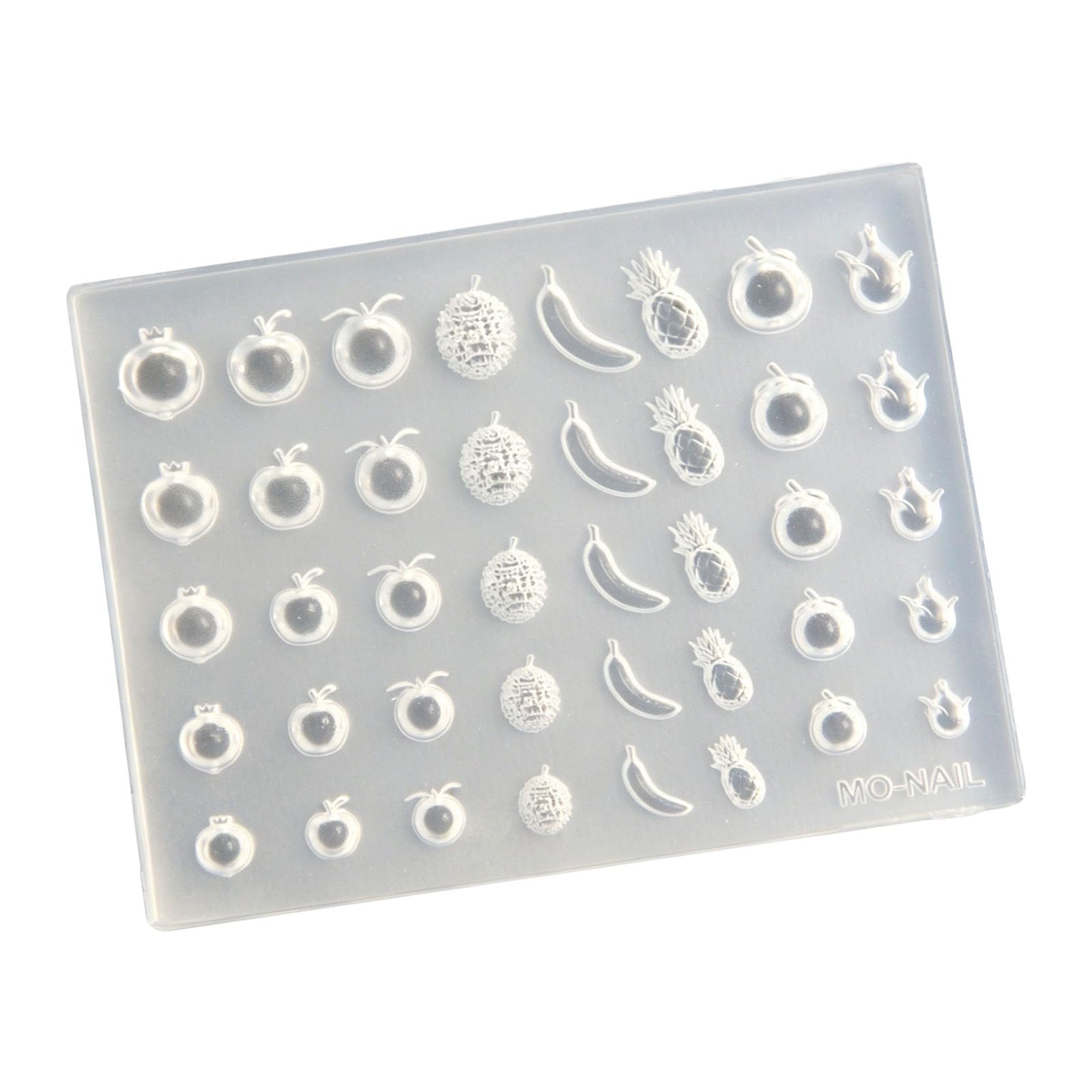 Tsophreniq Fruit Shaped Silicone Perfect for Nails Decoration and Craft Projects Fruit Designs Ideal for Professional