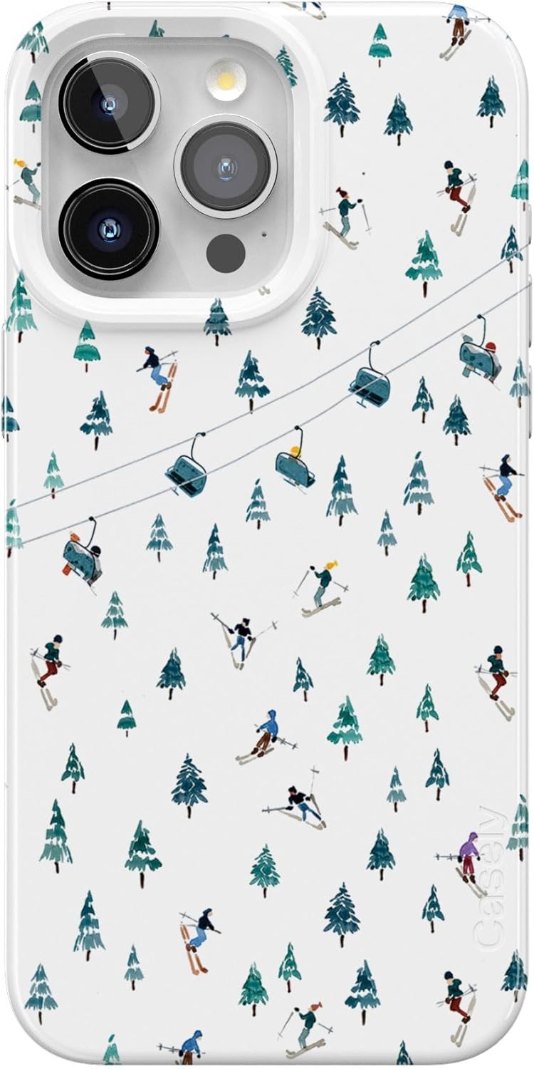 Casely iPhone 15 Pro Case | We've Peaked | Après Ski Mountains | Compatible with MagSafe | Classic Ultra Thin Design