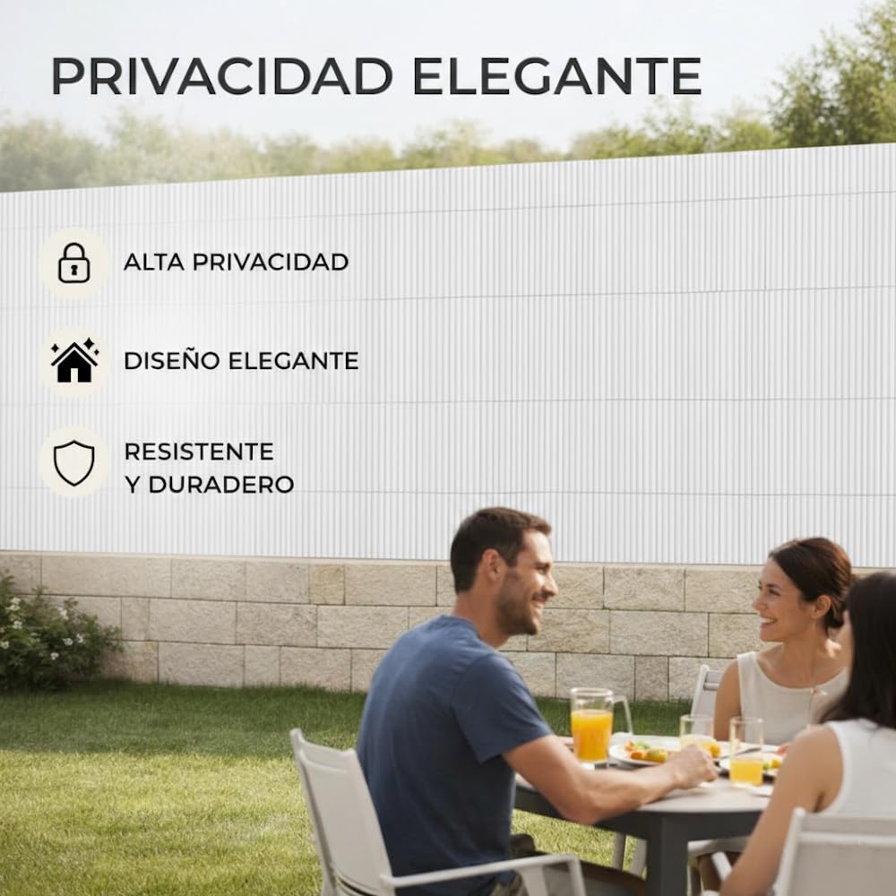 Cañizo Blanco PVC 1 x 300 x 200 cm