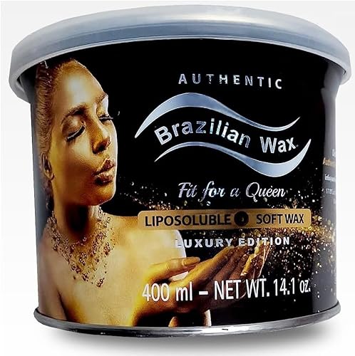 Authentic Brazilian Wax by Andreia Soft Wax - Cruelty Free Soft Wax for Hair Removal w/Liposoluble
